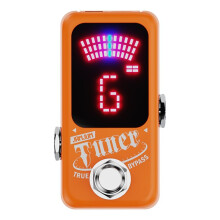 Guitar Tuner Chromatic Tuner Pedal Effect LED Display Bass True Bypass True Bypass 9V High-Accuracy Tuning