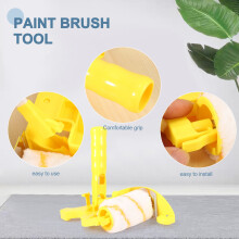 Paint Edger Roller Brush Paint Edger Combo Kit, Clean-Cut Paint Edger Roller Brush, Paint Brushes Safe Tool