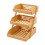 Space Efficient Wood Fruit Vegetable Drying Rack For-3-tier 1