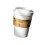Modern Coffee Cup Trash Bin Plastic Construction-White 1 1