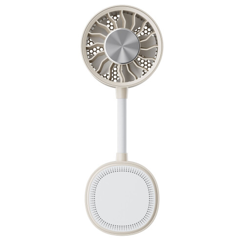 2000mAh USB Rechargeable Phone Cooling Fan Having Strong-Beige