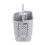 Living And Home Collapsible Portable Laundry Basket, Grey 4