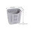 Living And Home Collapsible Portable Laundry Basket, Grey 6