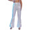 Women's Glitter Sequins Flared Pants Disco Party-champagne L 6