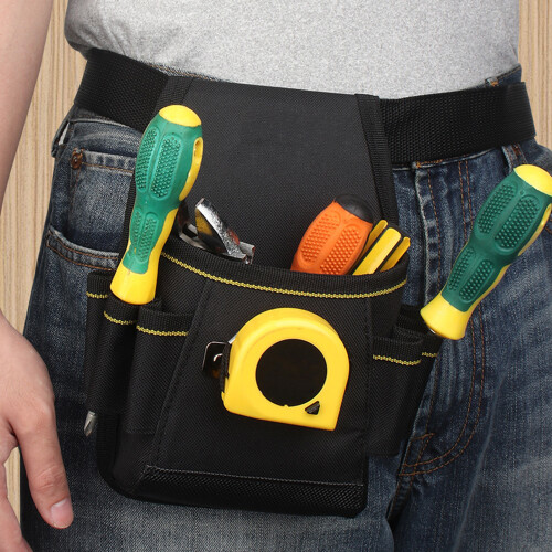 Elektriker-Werkzeugtasche mit 6 Fächern und sicherem 1
