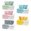 20pcs/box Soft Microfibre Cleaning Cloths Safe For-Yellow 2