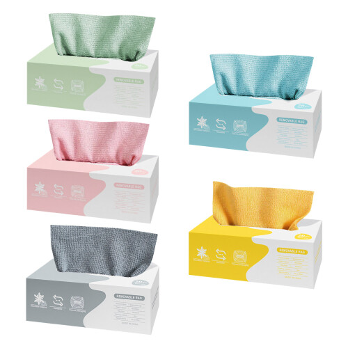 20pcs/box Soft Microfibre Cleaning Cloths Safe For-Yellow 1