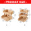 Wooden Kitchen Drain Board Portable Designs For Drying-2-tier 4