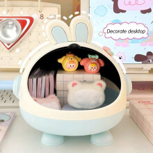Flip Top Storage Box Desk Organizer for Office School Home Supplies Stationery and Small Items Container B