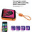 LED Pixel Display Night Light 5000mAh  APP Control DIY Table Light with Alarm Clock Pixel Display Power Bank A 8