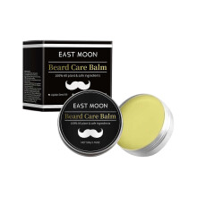 East Moon Men's Beard Care Balm - Strengthen Beard, Nourish, Make Thick, Soft, Shiny, And Black