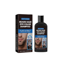 Beard care agent men's hair beard evenly colored split end dry care black agent