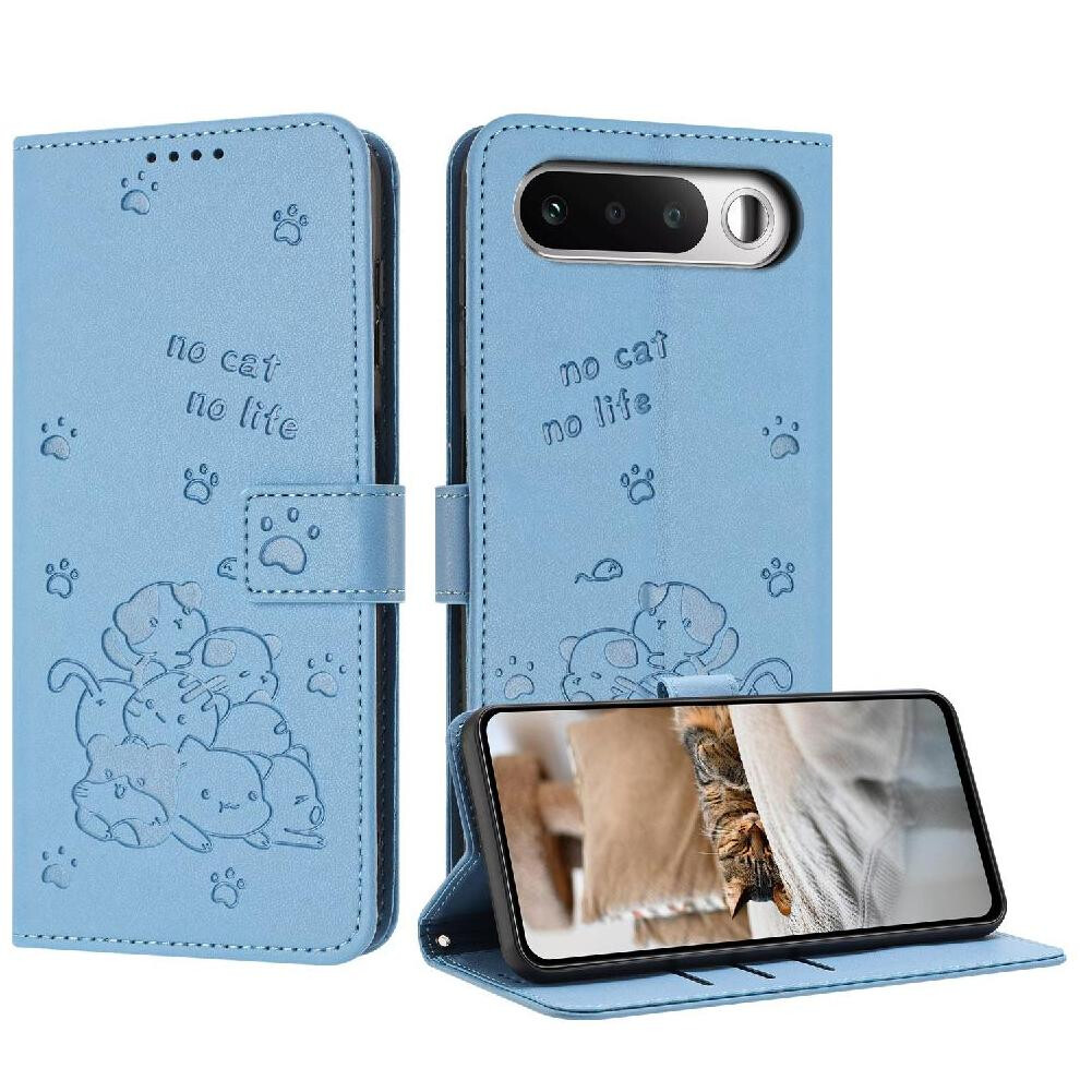 Photos - Case Flip  for Realme 16 5G PU Leather Card Holder Kickstand Leather Wallet Cute Cat