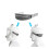 2er-Pack Ersatz-Kopfband, kompatibel mit /P30i_M 2