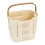 Living And Home Collapsible Portable Laundry Basket, Cream 3