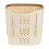 Living And Home Collapsible Portable Laundry Basket, Cream 4