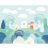 (Medium (3m X 2.4m)) Woodland Animals - Blue 2