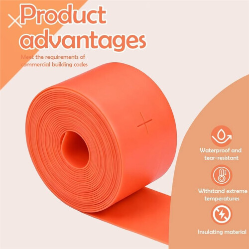 16.4ft Perforated Orange Strips,3 Pcs Cable Holder for Drywall,Electrical Wire Holder,Marking Wire 1