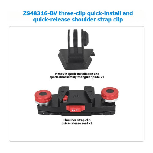 Camera Waist Belt Clip Quick Release Slide V Plate Fast  for  OSMO 360 DSLR Clamp Shoulder Strap Backpack 1