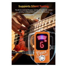 Guitar Tuner  Chromatic Tuner Pedal Effect LED Display Bass True Bypass True Bypass 9V  High-Accuracy Tuning