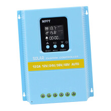 LCD Display Auto Solar Panel Charge Regulator with-120A