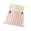 Extra Large Organic Bees Wax Bread Storage Bag-Big pink stripes 1