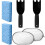 2PCS Heavy Duty Cleaning Sponge And Grill Scraper Scouring Pad 1