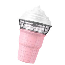 Portable Ice Cream Maker for Juice Milk Turns Drinks-Pink