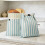 Portable Sourdough Bread Bag with Bees Wax-Light blue small 6