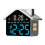 Led Digital Alarm Clock for Bedroom Desk Clock-White blue light 1