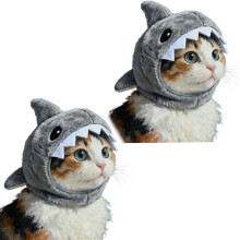 Cartoon Katzen Hai Maske Kopfbedeckung Komfort Kopf-Stil2