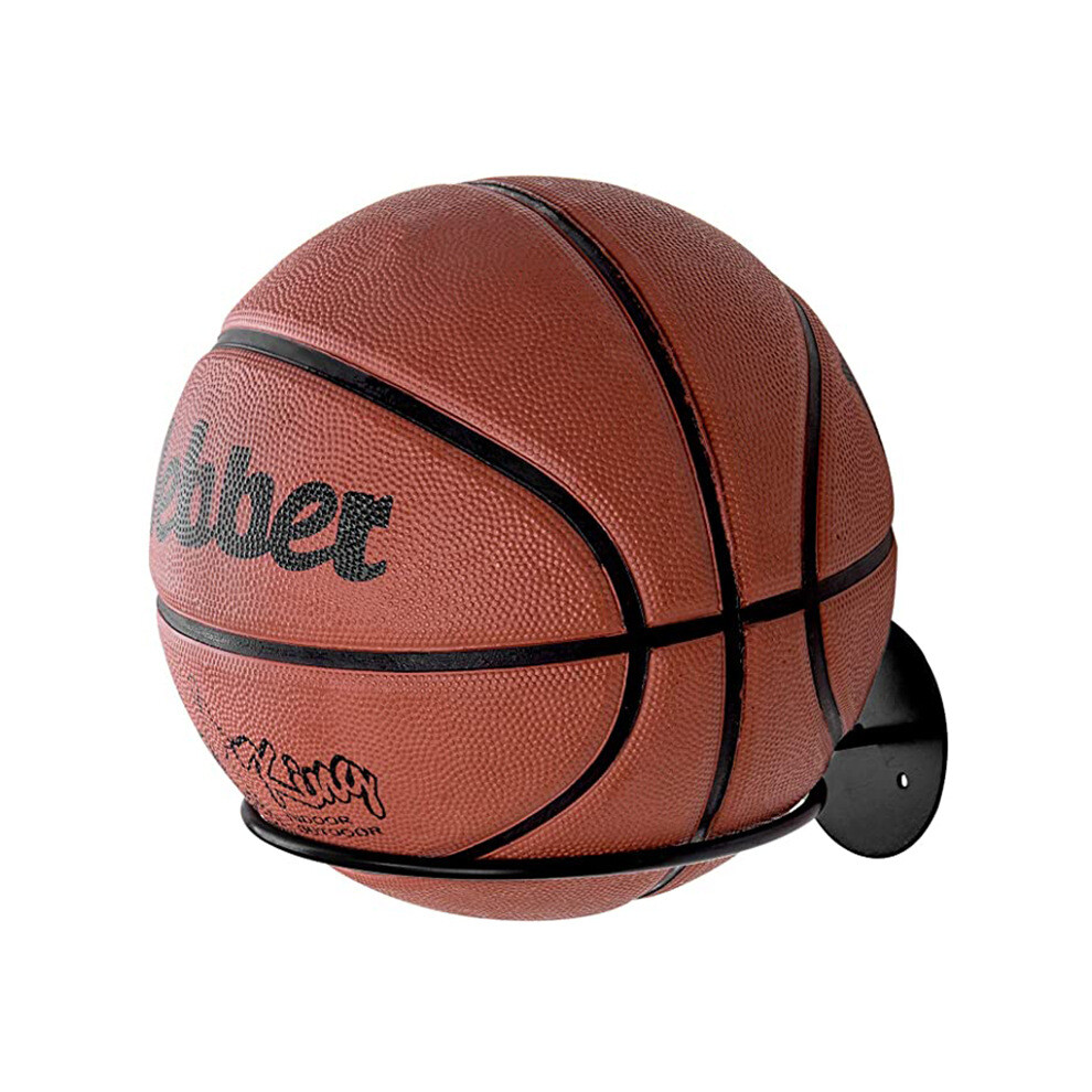 Photos - Baseball Bat Lightweight Basketball Holder Wall Mount Ball Holder Black H2-SSWJS2-11D