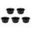 5pcs Beard Foam Bowl Portable Durable Glossy Surface Practical Soap Bowl for Home 1
