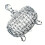Clear Glass Snacks Holder With Thick Nonslip Bottom Candy Fruit 1