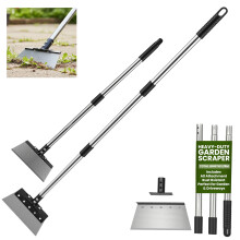 Garden Scraper 125cm Moss Scraper with Adjustable Stainless Steel Handle