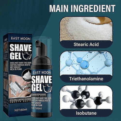 Men's Shaving Foam Gentle Refreshing Cleansing 2