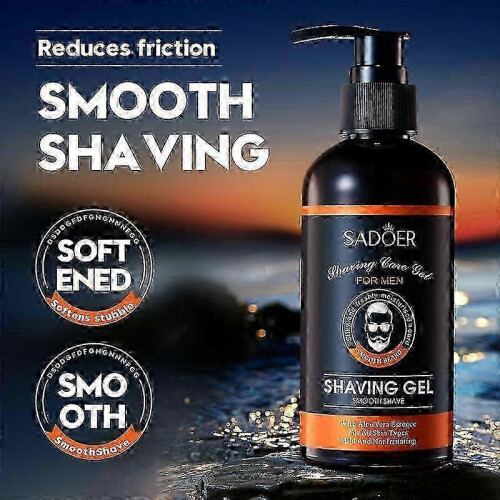 e All Men's Shaving Gel 210Ml Sadoer Softened Beard 2