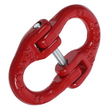 Roter Stahl Doppel-Ring Kettenkupplung Hohe Tragkraft