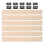 1Set Robust Holz-Bettlatten - Universal Ersatz, Bunt, Geräuscharm 1