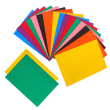 48Pcs Reusable Colorful Corrugated Paper Sheets for Creative Crafting