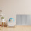 3Pièces Protection Murale Adhésive Anti-Choc PVC Clair 8