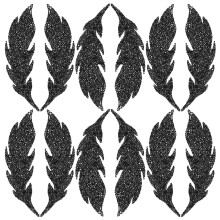 6Paren Hotmelt Patches Zelfklevend Zwart En Jeans