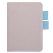 A6 Notitieboek Protector Roze Met Kaarthouder Penlus Stof PU
