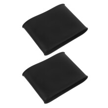 1Paar Non-Slip Zwarte Siliconen Scheenbeschermer Houders Voor Voetbal