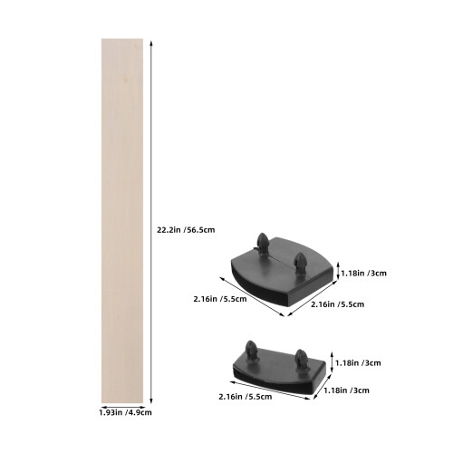 1Ensemble Lattes De Remplacement Pour Cadre Lit Queen En Bois 1