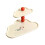 Stylish Two Level Display Stand Perfect For Showcasing-Orange 1
