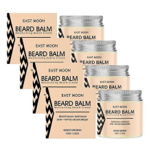 (4PCS) Men'S Beard Care Balm, Supports A Fuller Beard, Made With Natural Butter, Reduces Dryness And Enhances Appearance