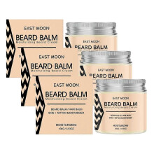 (3PCS) Men'S Beard Care Balm, Supports A Fuller Beard, Made With Natural Butter, Reduces Dryness And Enhances Appearance