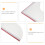 2Pcs Acrylic Kitchen Sink Splash Guard, White Waterproof Splash Shield 4