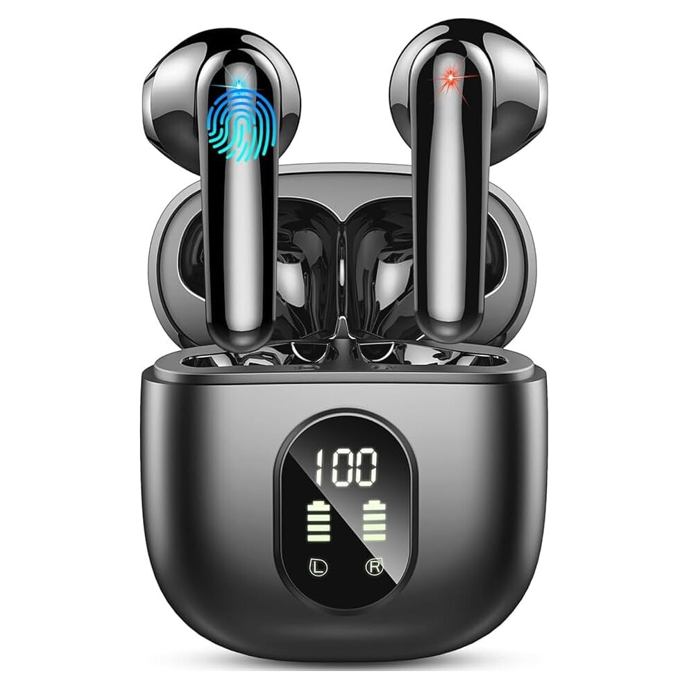 Wireless Earbuds, Bluetooth 5.3 Headphones With Enc Mic, Noise Cancelling Ear Buds With 50H Hifi Stereo, Ip7 Waterproof Headset 00398121